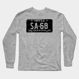 Hemisfair 1968 SA-68 Plate Long Sleeve T-Shirt